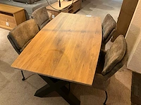 Laura eiken eetkamertafel - afbeelding 5 van  7