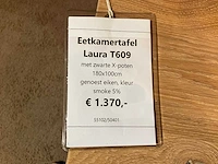 Laura eiken eetkamertafel - afbeelding 7 van  7