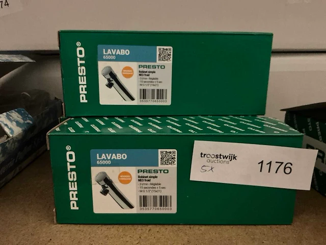 Lavabo presto zelfsluitende wastafelkraan (5x) - afbeelding 3 van  3