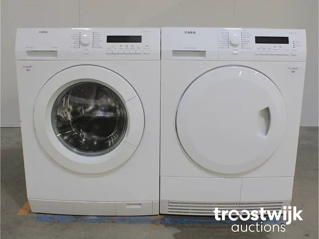 Lavamat carat protex wasmachine & aeg lavatherm protex droger - afbeelding 1 van  8