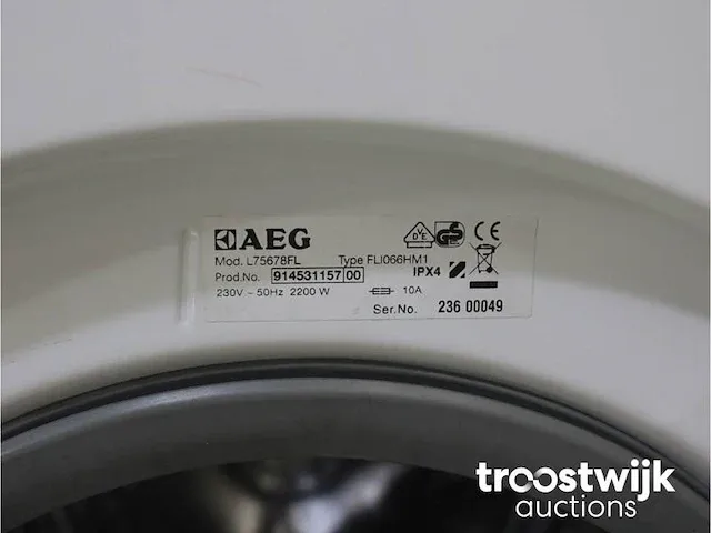 Lavamat carat protex wasmachine & aeg lavatherm protex droger - afbeelding 5 van  8