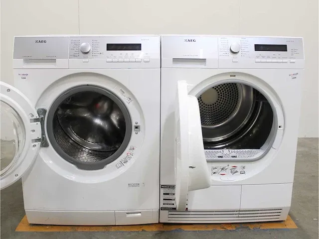Lavamat exclusive protex wasmachine & aeg lavatherm protex droger - afbeelding 2 van  8