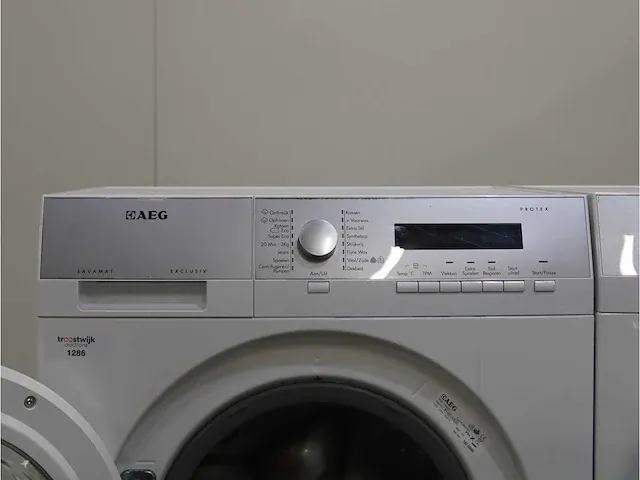 Lavamat exclusive protex wasmachine & aeg lavatherm protex droger - afbeelding 3 van  8