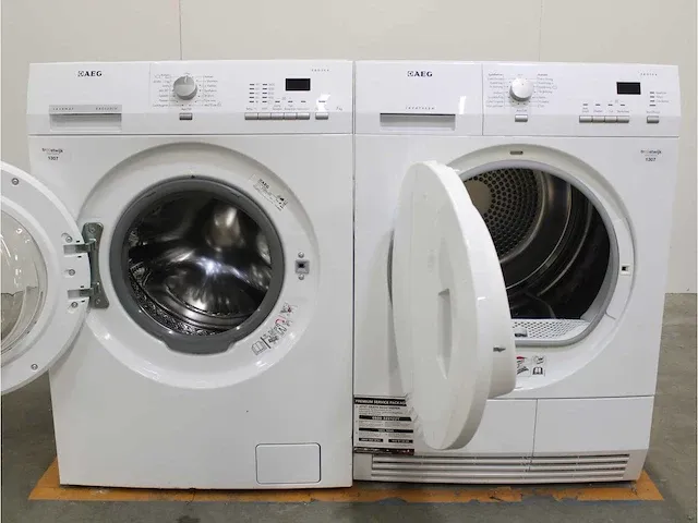 Lavamat exclusive protex wasmachine & aeg lavatherm protex droger - afbeelding 2 van  8
