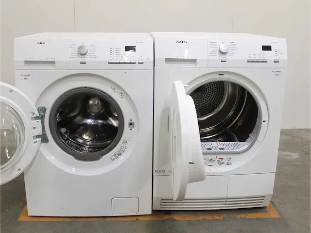 Lavamat exclusive protex wasmachine & aeg lavatherm protex droger - afbeelding 2 van  8