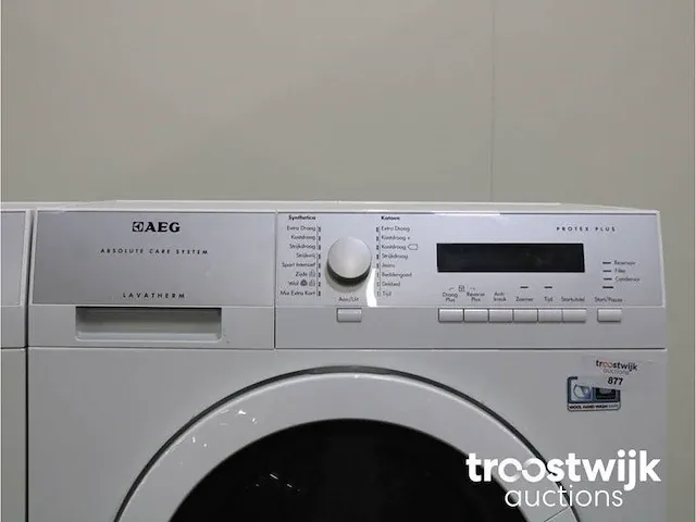 Lavamat inverter motor technology protex wasmachine & aeg lavatherm absolute care system protex plus droger - afbeelding 6 van  8