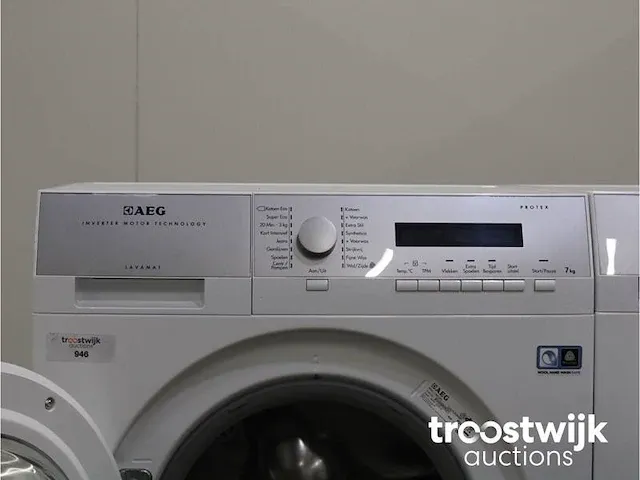 Lavamat inverter motor technology protex wasmachine & aeg lavatherm absolute care system protex plus droger - afbeelding 3 van  8
