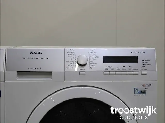 Lavamat inverter motor technology protex wasmachine & aeg lavatherm absolute care system protex plus droger - afbeelding 6 van  8