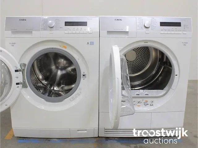 Lavamat protex exclusiv wasmachine & aeg lavatherm protex droger - afbeelding 2 van  8