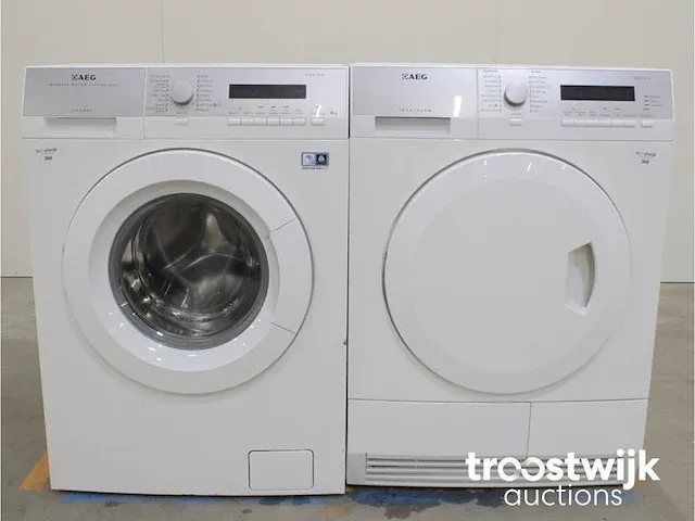 Lavamat protex inverter motor technology wasmachine & aeg lavatherm protex droger - afbeelding 1 van  8