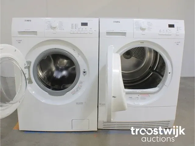 Lavamat protex wasmachine & aeg lavatherm exclusive protex droger - afbeelding 2 van  8