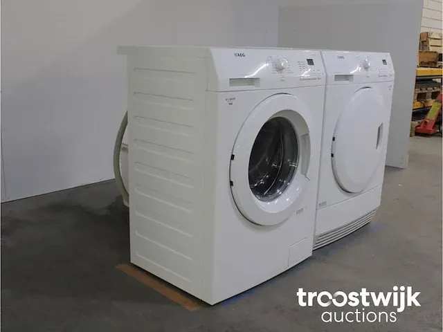 Lavamat protex wasmachine & aeg lavatherm exclusive protex droger - afbeelding 4 van  8