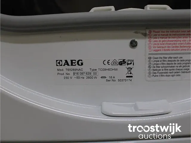 Lavamat protex wasmachine & aeg lavatherm exclusive protex droger - afbeelding 8 van  8