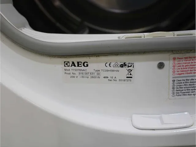 Lavamat protex wasmachine & aeg lavatherm protex droger - afbeelding 8 van  8
