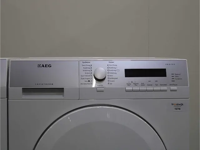Lavamat protex wasmachine & aeg lavatherm protex droger - afbeelding 6 van  8