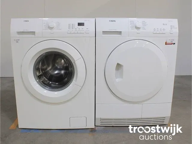 Lavamat protex wasmachine & aeg lavatherm protex droger - afbeelding 1 van  8