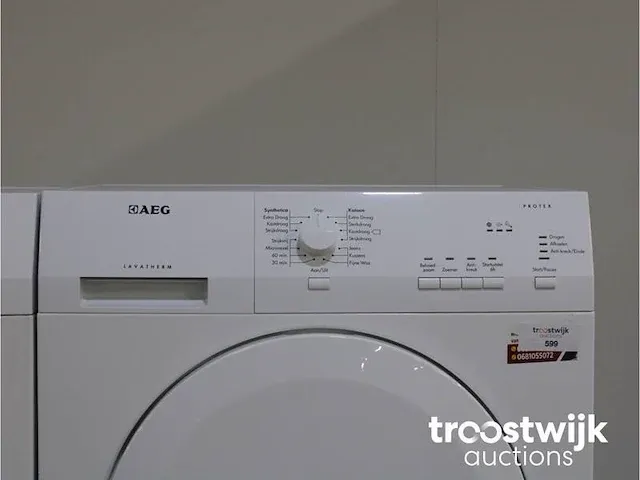 Lavamat protex wasmachine & aeg lavatherm protex droger - afbeelding 6 van  8