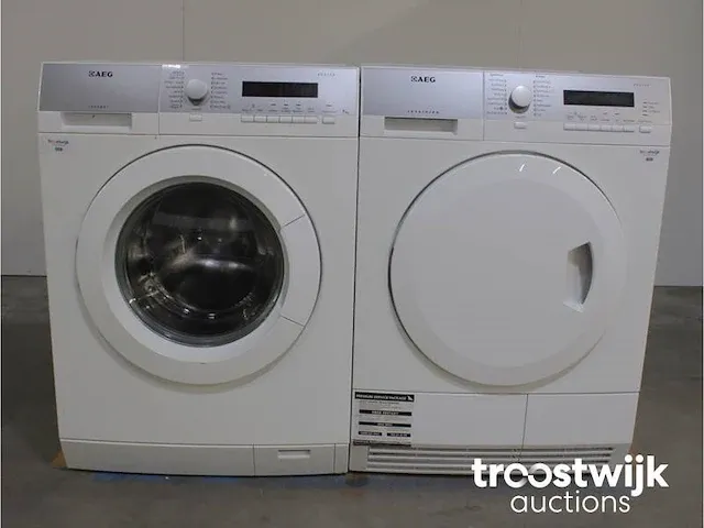 Lavamat protex wasmachine & aeg lavatherm protex droger - afbeelding 1 van  8