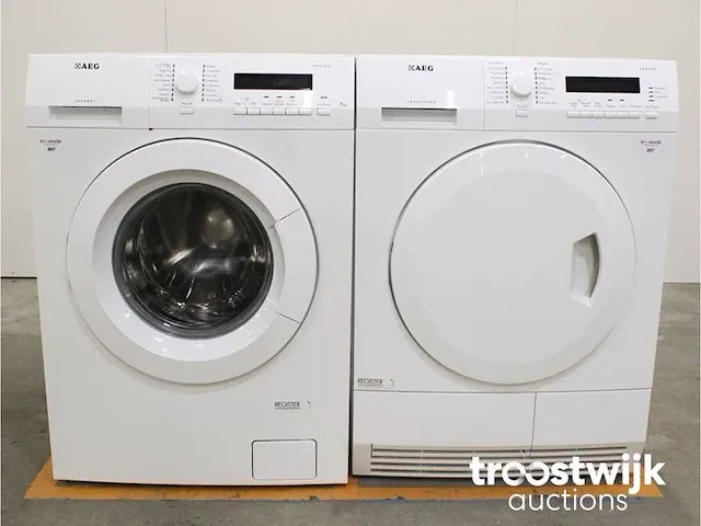 Lavamat protex wasmachine & aeg lavatherm protex droger - afbeelding 1 van  8