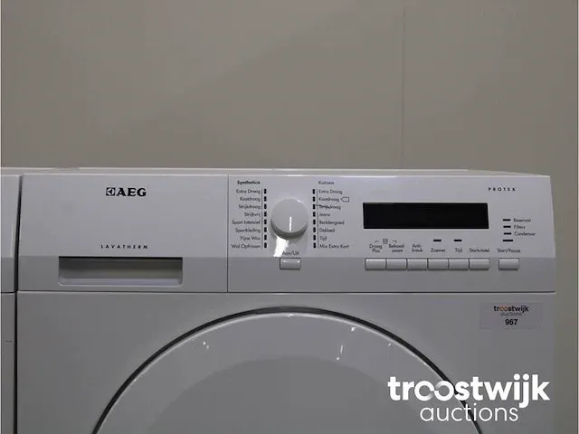 Lavamat protex wasmachine & aeg lavatherm protex droger - afbeelding 6 van  8