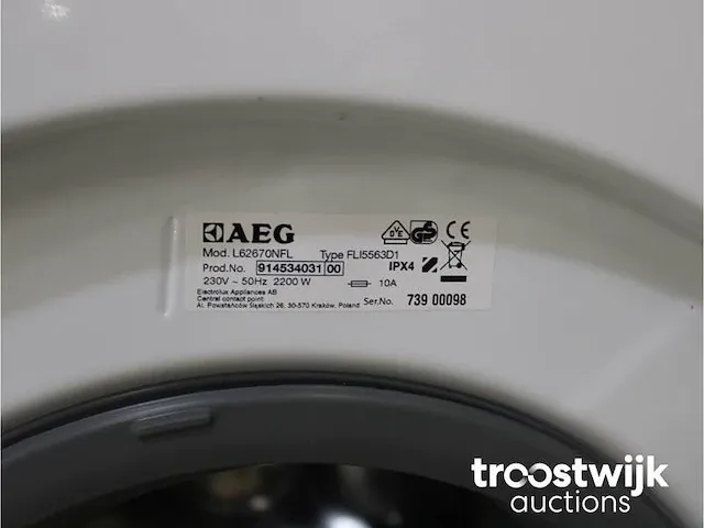 Lavamat protex wasmachine & aeg lavatherm protex droger - afbeelding 5 van  8