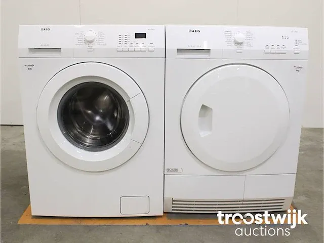 Lavamat protex wasmachine & aeg lavatherm protex droger - afbeelding 1 van  8