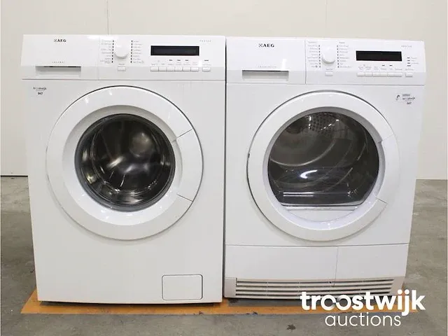 Lavamat protex wasmachine & aeg lavatherm protex droger - afbeelding 1 van  8