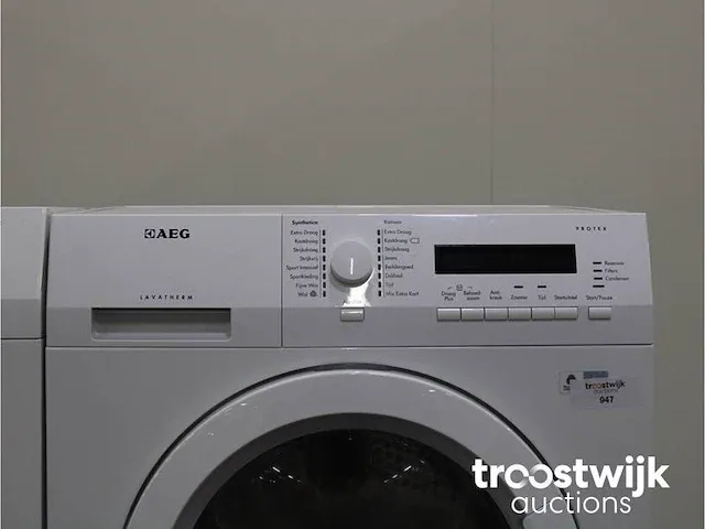 Lavamat protex wasmachine & aeg lavatherm protex droger - afbeelding 6 van  8