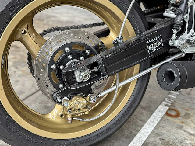 Laverda 650 i.e. racer (500cc kawasaki) 1996, mv-02-fj motorfiets - afbeelding 9 van  21