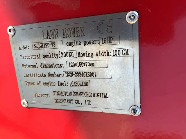 Lawn mower - szjqy190-ws - afbeelding 6 van  16