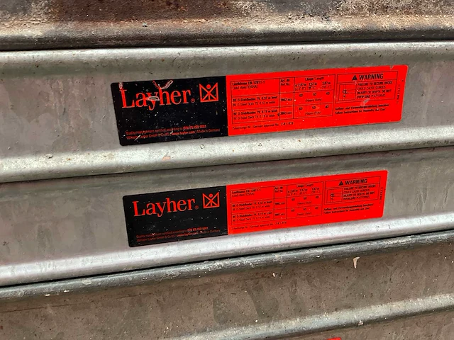 Layher allround - stalen vlonder buisoplegging 2,07 mtr - steigers (30x) - afbeelding 10 van  10