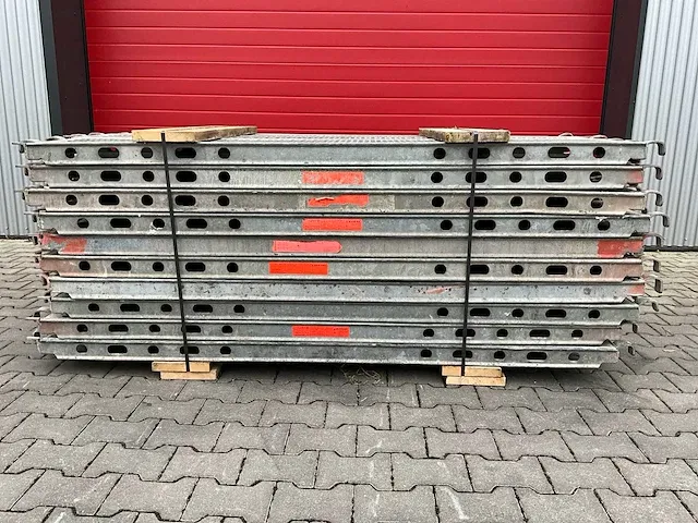 Layher allround - stalen vlonder buisoplegging 2,07 mtr - steigers (30x) - afbeelding 4 van  10