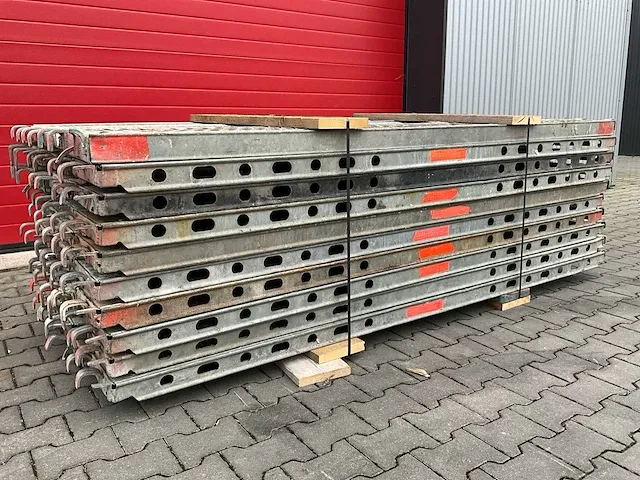 Layher allround - stalen vlonder buisoplegging 2,57 mtr - steigers (30x) - afbeelding 3 van  8