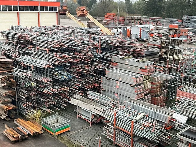 Layher / custer / dutch - allround - bouwsteigers - zeer grote partij stalen en aluminium steigermateriaal - afbeelding 84 van  88