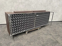 Layla by boss design - design sofa - bruin leder - afbeelding 4 van  12