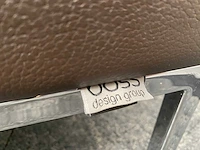 Layla by boss design - design sofa - bruin leder - afbeelding 2 van  12