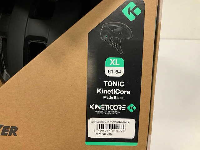 Lazer tonic kineticore fietshelm maat xl - afbeelding 4 van  4