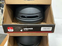 Lazer urbanize fietshelm met verlichting achter maat l - afbeelding 6 van  6