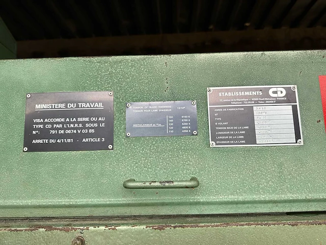 Lbl brenta cd-10 bomenzaag 37 kw 155 cm zaagbreedte - afbeelding 25 van  27