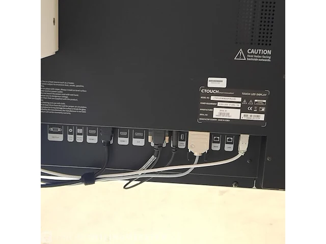 Lcd monitor met standaard ctouch,, ct65led80b20piruhd - afbeelding 2 van  13