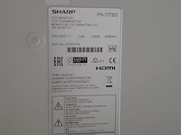 Lcd monitor met standaard sharp, pn-70tb3 - afbeelding 2 van  16