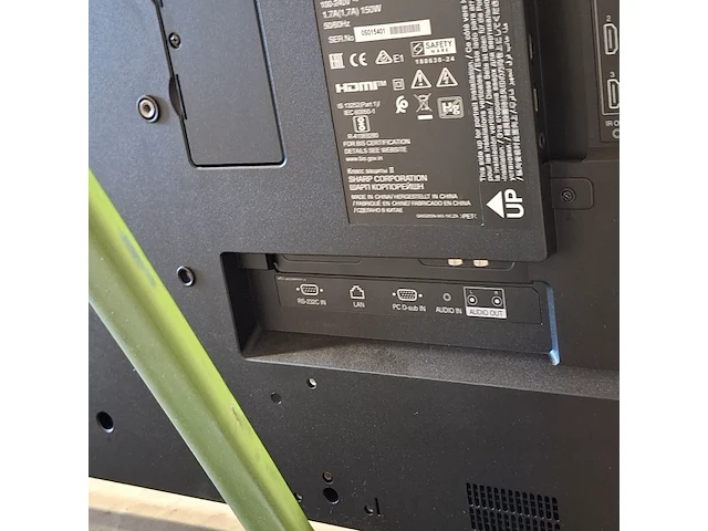 Lcd monitor, sharp, pn-hw551 - afbeelding 6 van  6