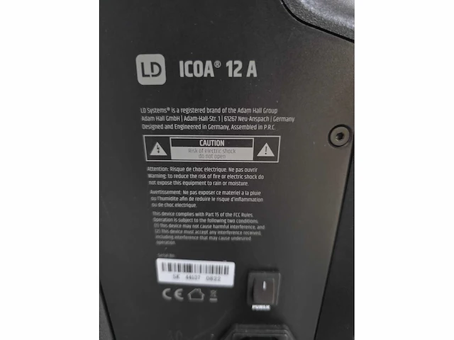 Ld - icoa 12a - speaker - afbeelding 4 van  5