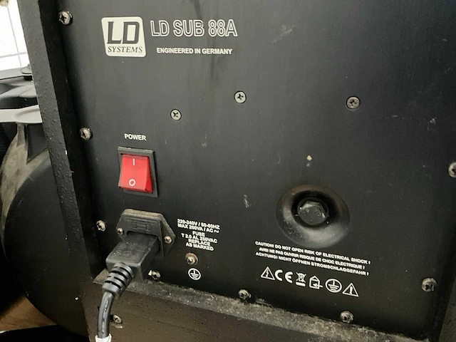 Ld systems ld sub 88a subwoofer met speakers - afbeelding 2 van  10