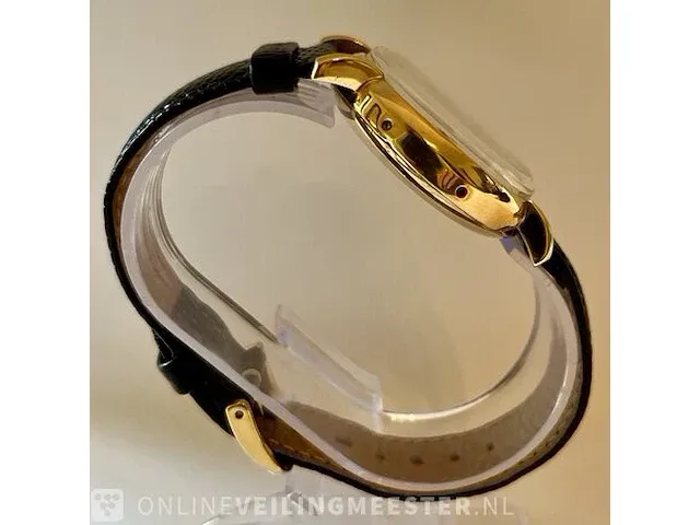 Le coultre polshorloge le coultre, triple date chrono polshorloge , bouwjaar midden jaren 40 - afbeelding 5 van  6