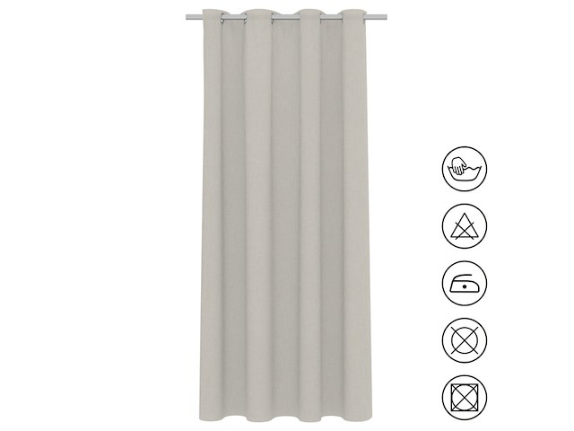 Le noir &blanc kant en klaar gordijn half transparant structuur brinta (kleurnr. 1223) 140x270 cm - afbeelding 1 van  3