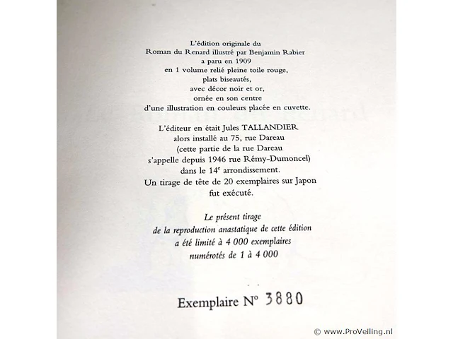 Le roman du renard - afbeelding 2 van  5