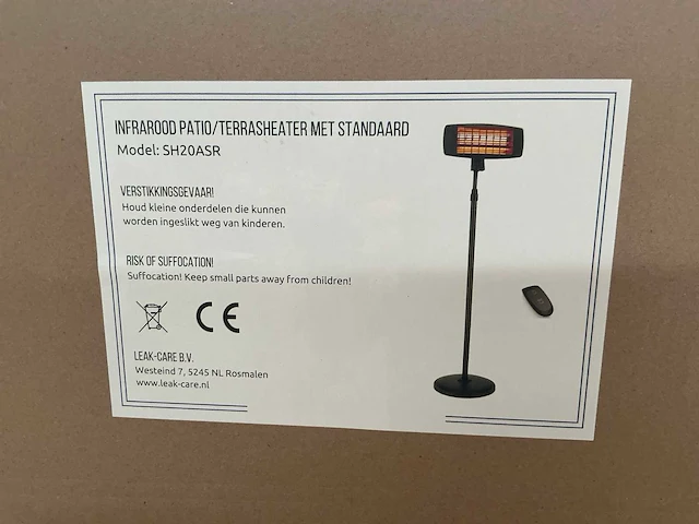 Leak-care sh20asr terrasverwarming - afbeelding 2 van  2