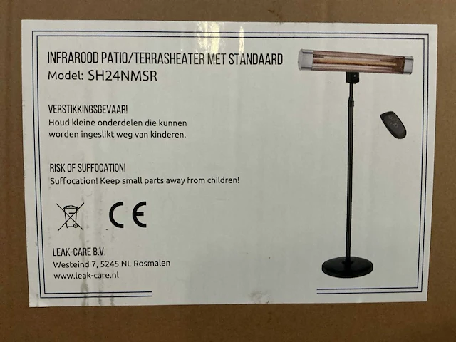Leak-care sh24nmsr terrasverwarming met standaard (4x) - afbeelding 2 van  2