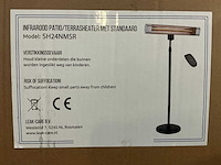 Leak-care sh24nmsr terrasverwarming met standaard (4x) - afbeelding 2 van  2